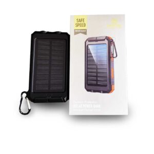 Rugged Solar Power Bank - Portable Outdoor Charger