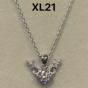 XL21 1CT Sterling Silver S925 Moissanite Diamond