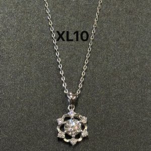 XL10 1CT Sterling Silver S925 Moissanite Diamond